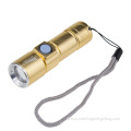 Aluminum Stretch Zoom Rechargeable Flashlight Torch